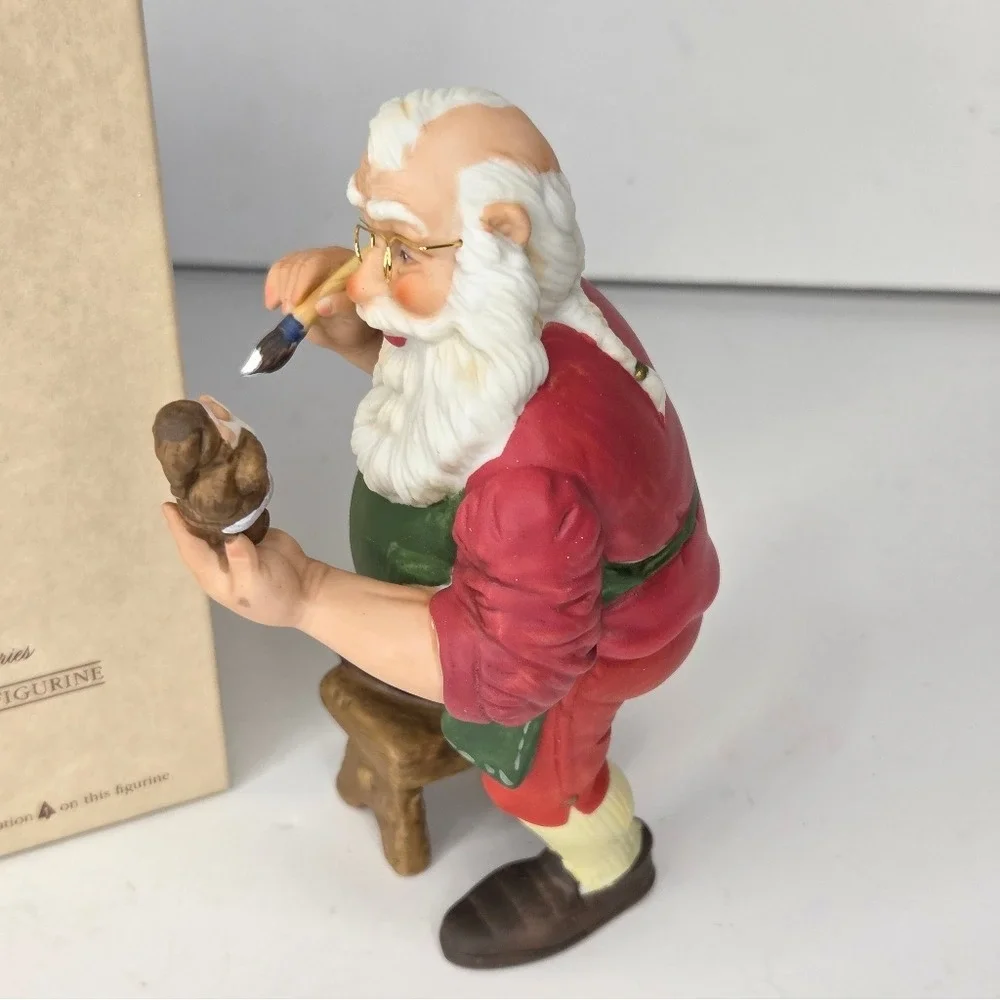 Hallmark Vintage Santa Claus The Toymaker Made In Taiwan‎ 1986 NIOB
